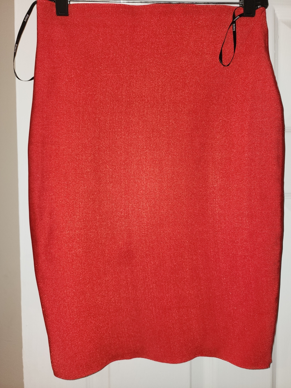 Gracia Vibrant Red Pencil Skirt